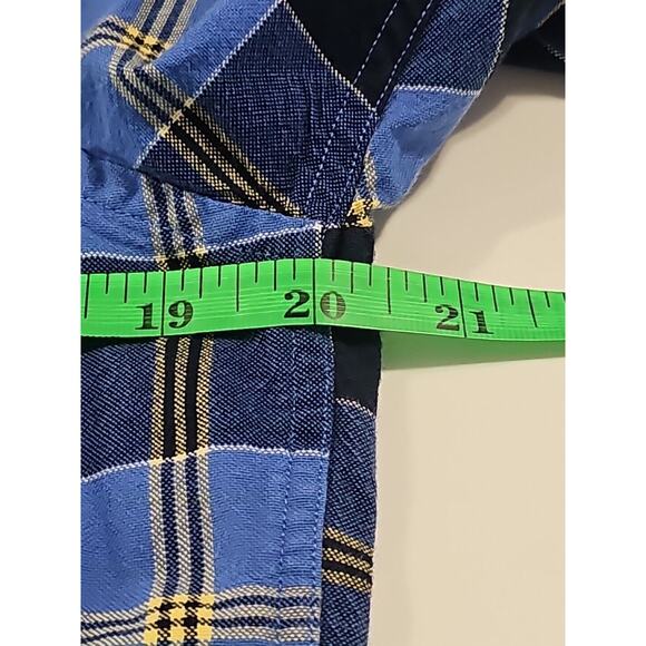 Nautica Men's Classic Fit Blue Plaid Button Down Shirt Size Small Casual Work - Picture 6 of 7